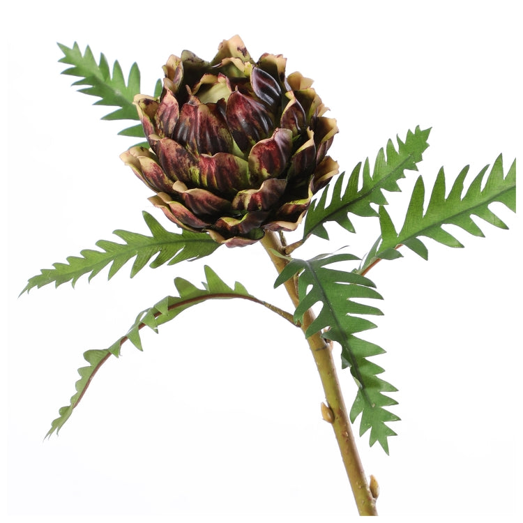 Flowers (Artificial) - Flocking Emperor Flower - Coffee