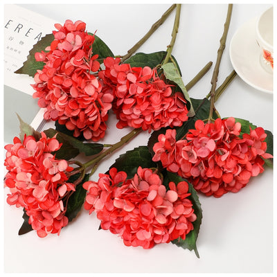 Flowers (Artificial) - Hydrangea - Orange Blossom