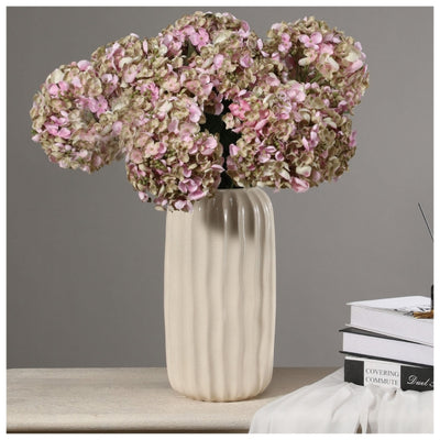 Flowers (Artificial) - 5 Buds Hydrangeas