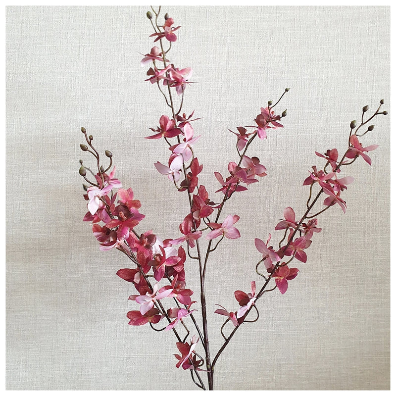 Flowers (Artificial) - Phalaenopsis - Dark Pink