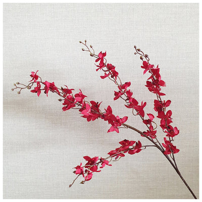 Flowers (Artificial) - Phalaenopsis - Red