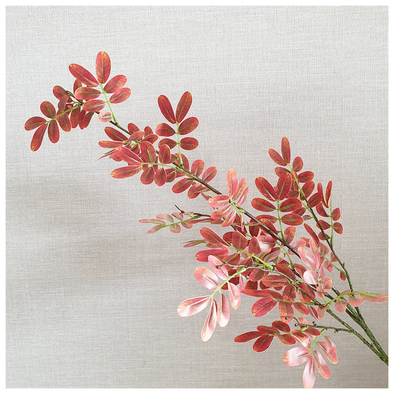Flowers (Artificial) - Locust Leaf - Orange