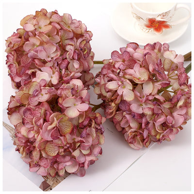 Flowers (Artificial) - Hydrangeas - Dark Pink