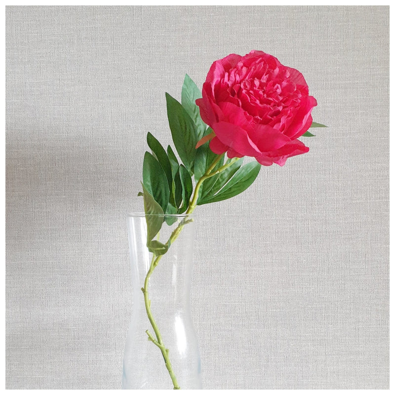 Flowers (Artificial) - Big Peony Pink