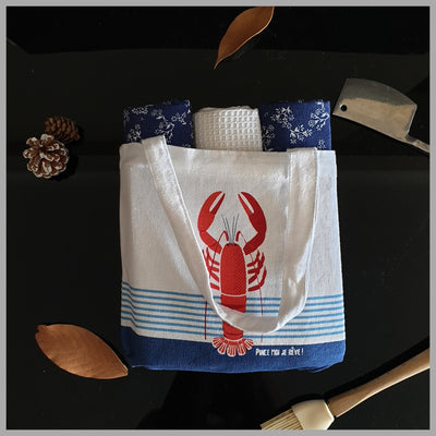 Kitchen Towels in a Bag (Set of 3) - Red Lobster