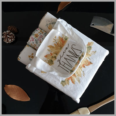 Kitchen Towels in a Bag (Set of 3) - Give Thanks