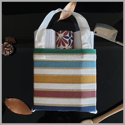 Kitchen Towels in a Bag (Set of 3) - Stripe