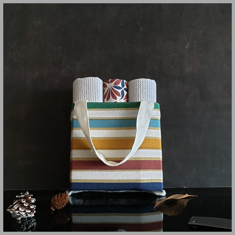 Kitchen Towels in a Bag (Set of 3) - Stripe