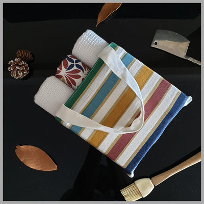 Kitchen Towels in a Bag (Set of 3) - Stripe