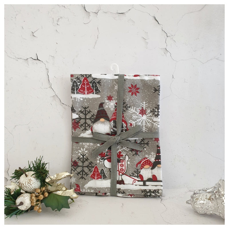 Kitchen Towels (Set of 3) - Christmas with Santa