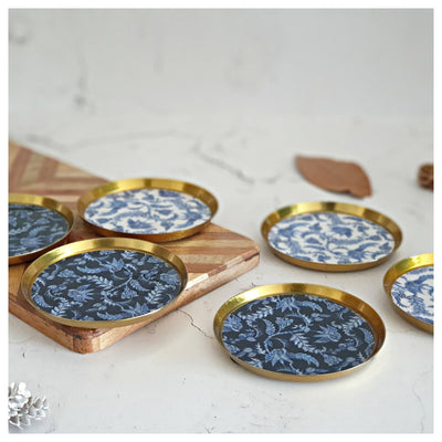 COASTERS, METAL (Set Of 6) - KNIGHTS