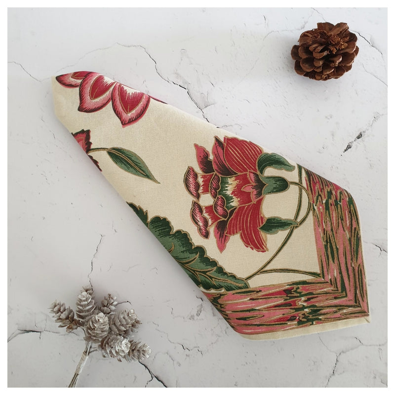 NAPKINS IN COTTON - HIBISCUS (Set of 6)