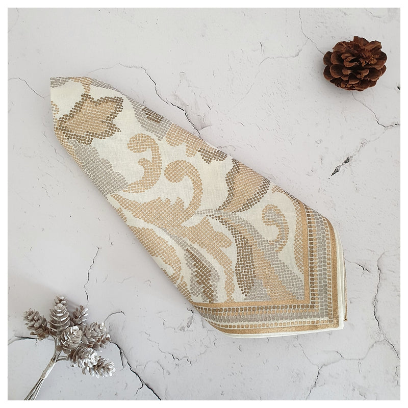 NAPKINS IN COTTON - GOLD DOT (Set of 6)