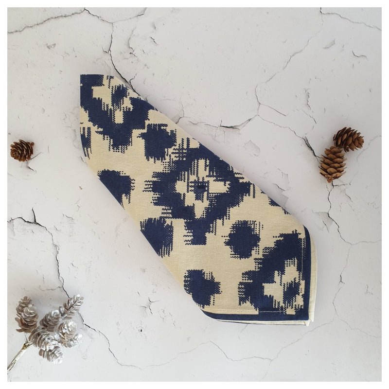 NAPKINS IN COTTON - IKAT BLUE (Set of 6)