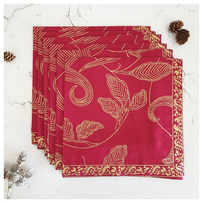 NAPKINS IN COTTON - ROSE QUARTZ (Set of 6)