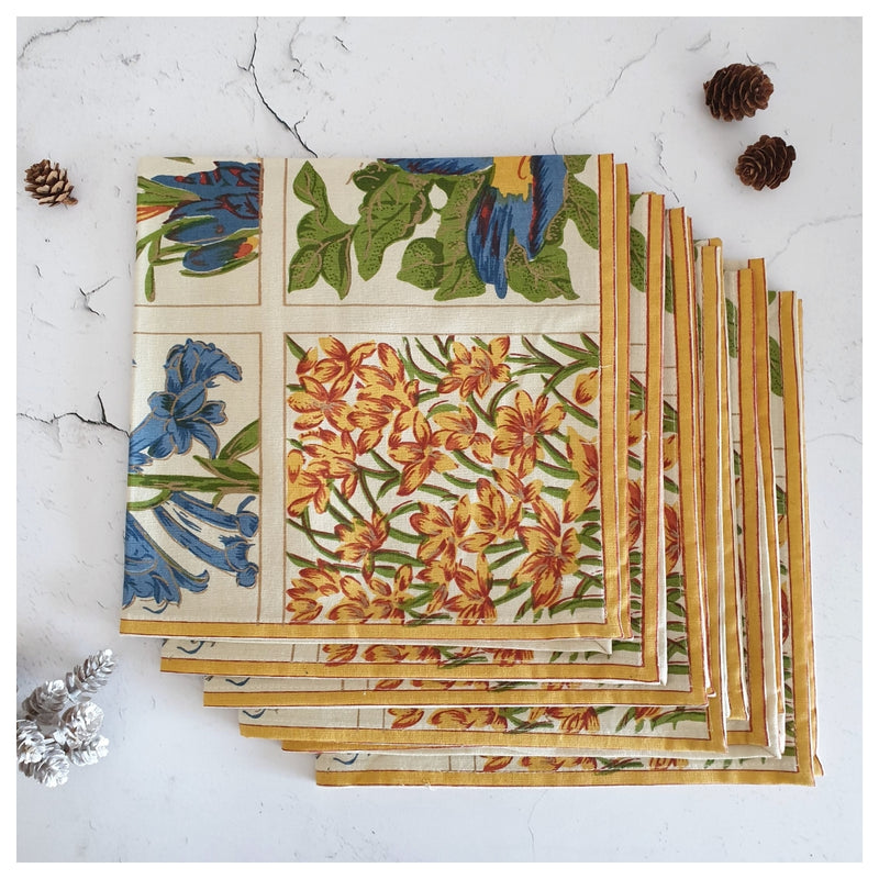 NAPKINS IN COTTON - SUNSET GLOW (Set of 6)