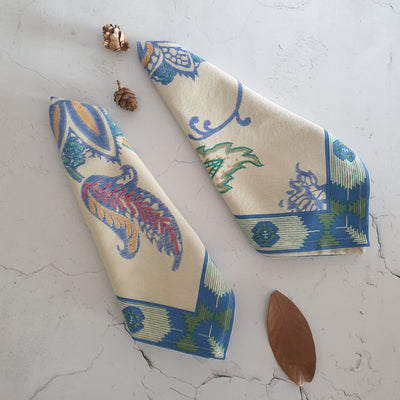 NAPKINS IN COTTON - BAHAMA BLUES (Set of 6)