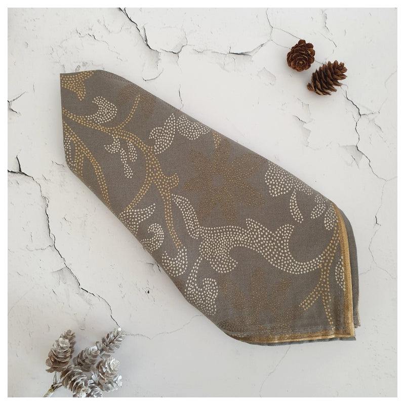 NAPKINS IN COTTON - GOLDEN ERA (Set of 6)
