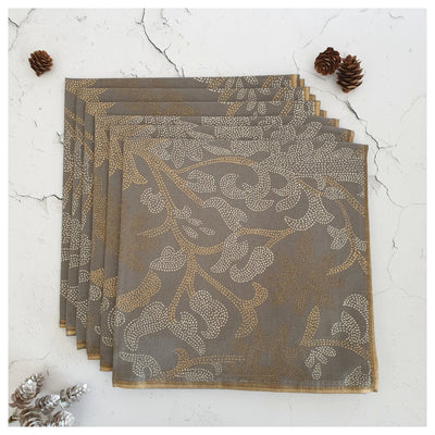 NAPKINS IN COTTON - GOLDEN ERA (Set of 6)