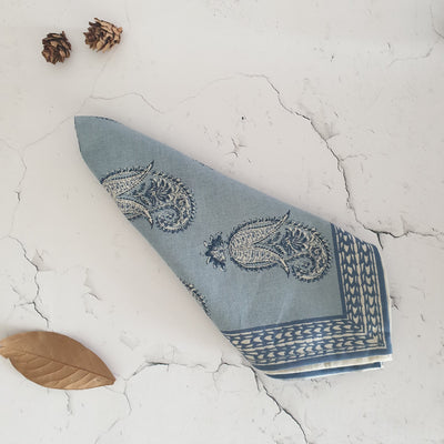 NAPKINS IN COTTON - INDIAN PAISLEYS (Set of 6)