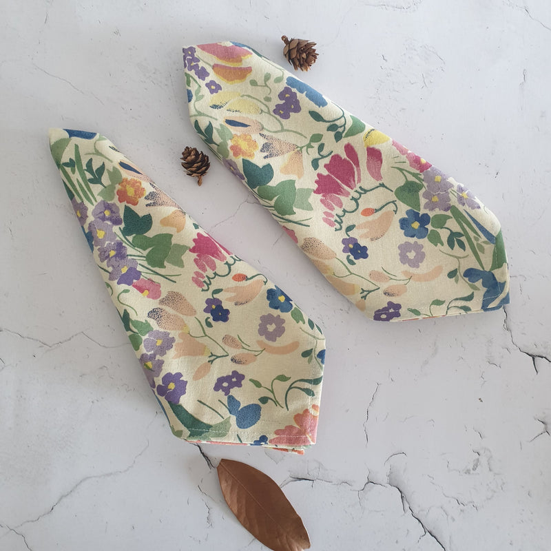 NAPKINS IN COTTON - FAIRY GARDEN (Set of 6)