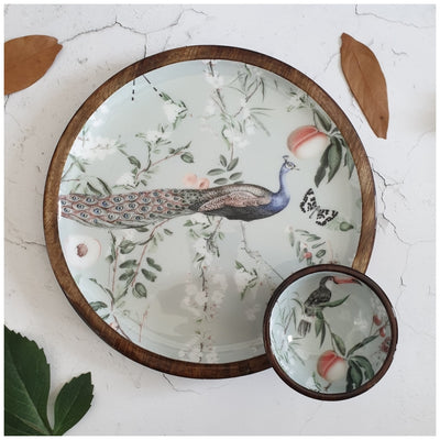 PLATTER - ROUND - MAYURA