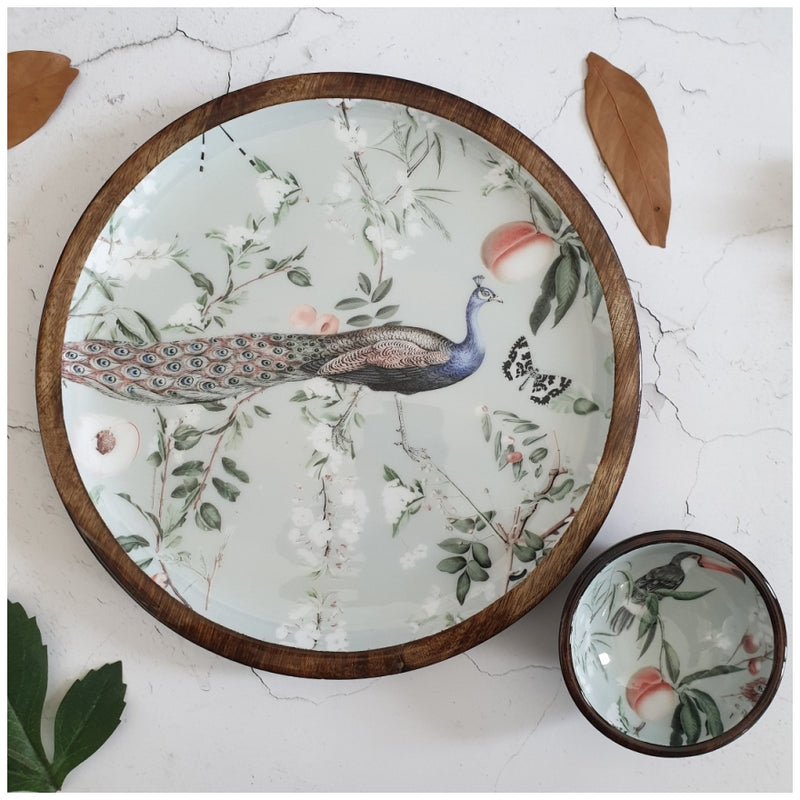 PLATTER - ROUND - MAYURA