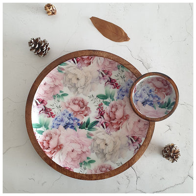 PLATTER - ROUND - FUSCHIA