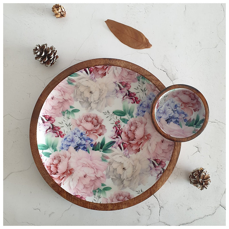 PLATTER - ROUND - FUSCHIA