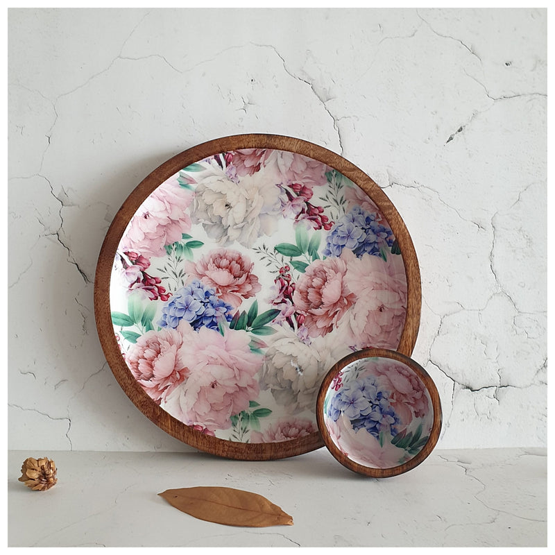 PLATTER - ROUND - FUSCHIA