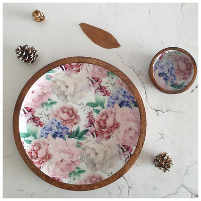 PLATTER - ROUND - FUSCHIA