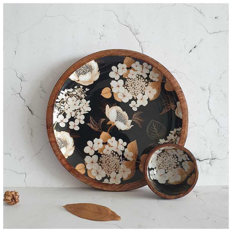 PLATTER - ROUND - GOLD DUST