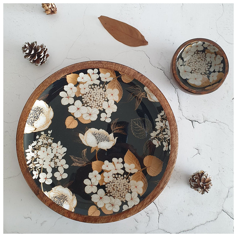 PLATTER - ROUND - GOLD DUST