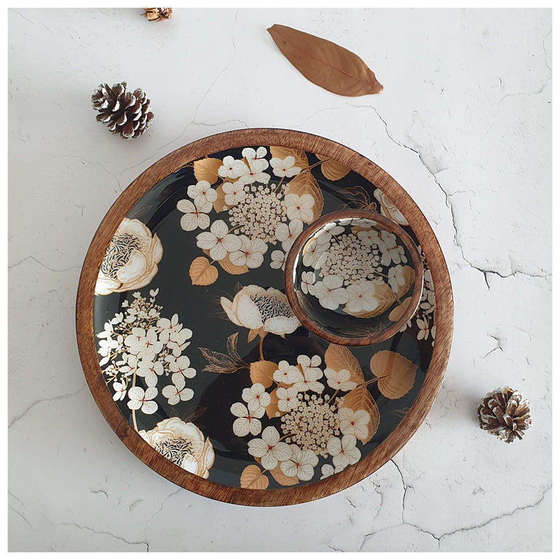 PLATTER - ROUND - GOLD DUST
