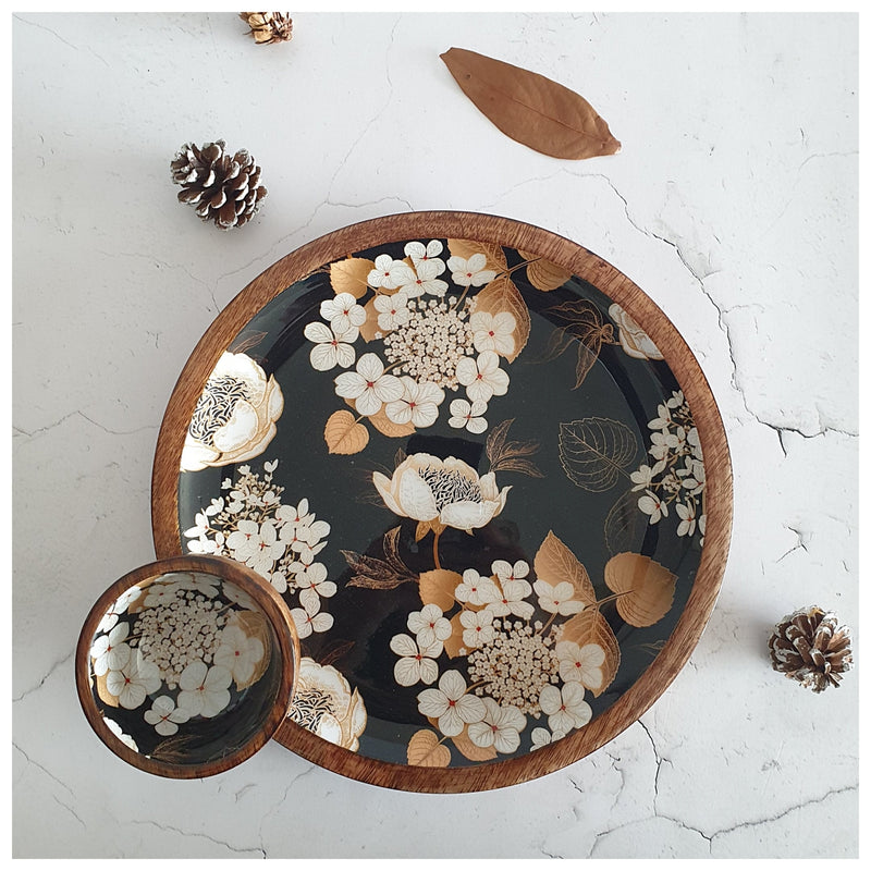 PLATTER - ROUND - GOLD DUST