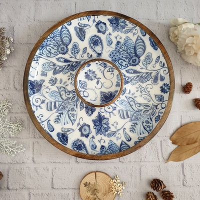 Chip & Dip Platter - Water Lily