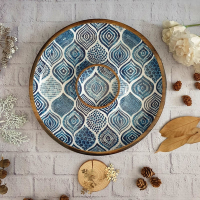 Chip & Dip Platter - Palm Mandala