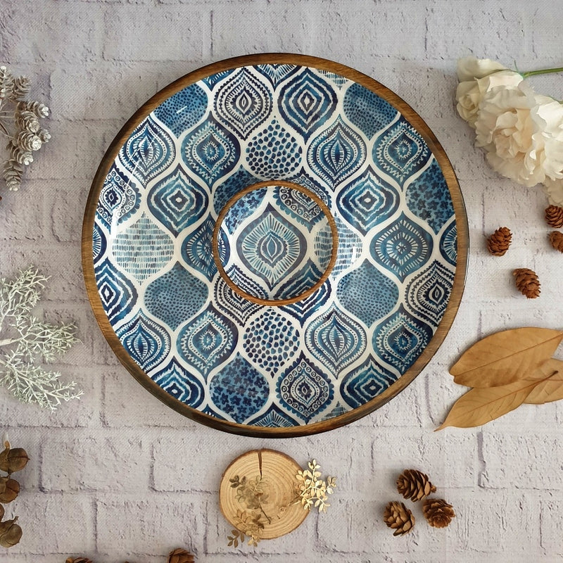 Chip & Dip Platter - Palm Mandala