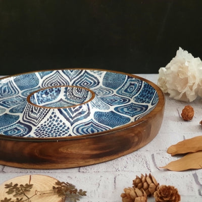 Chip & Dip Platter - Palm Mandala