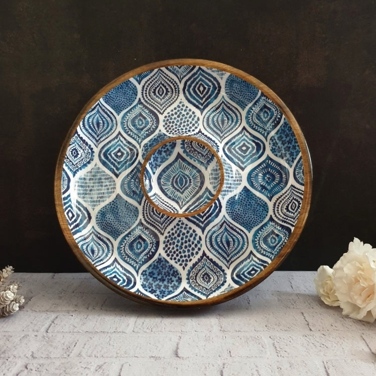Chip & Dip Platter - Palm Mandala