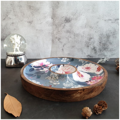 Chip & Dip Platter - Desert Rose Grey