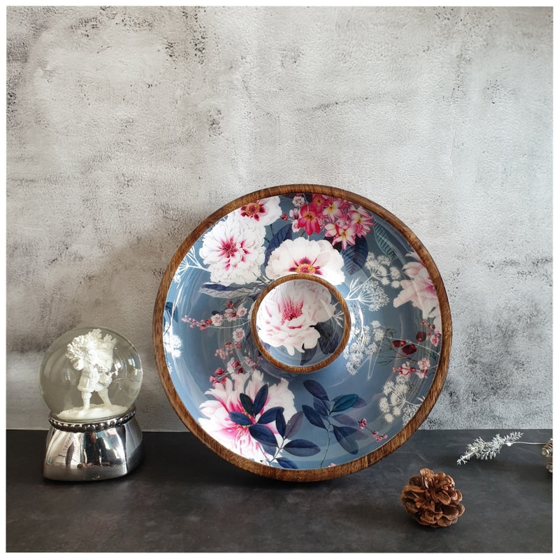 Chip & Dip Platter - Desert Rose Grey