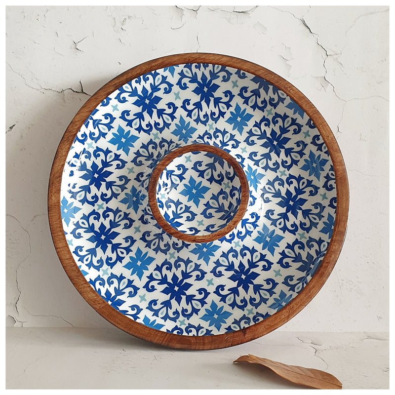 Chip & Dip Platter - Moroccan Floret