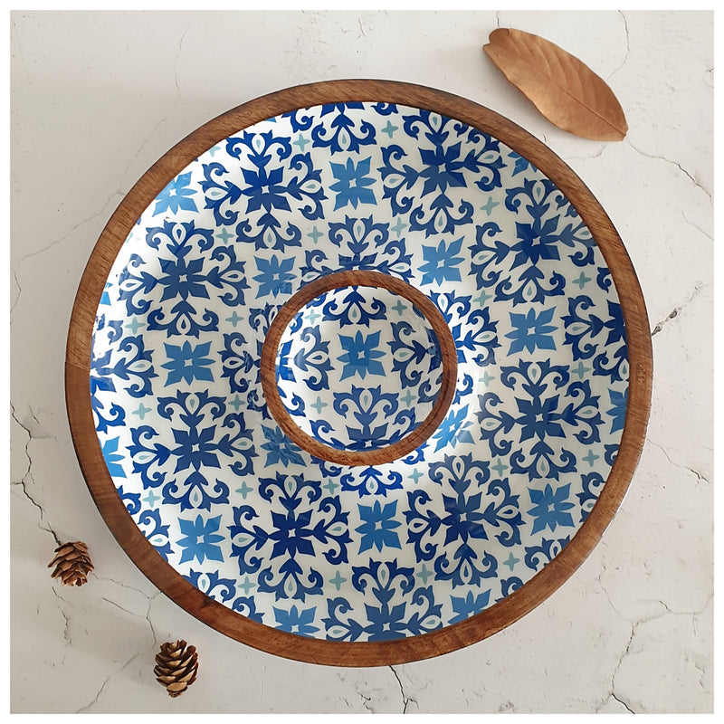 Chip & Dip Platter - Moroccan Floret