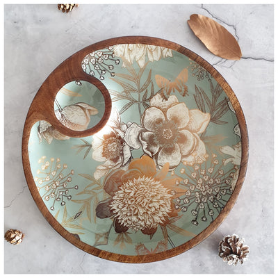 Chip & Dip Platter - Side Bowl - Summer Rain