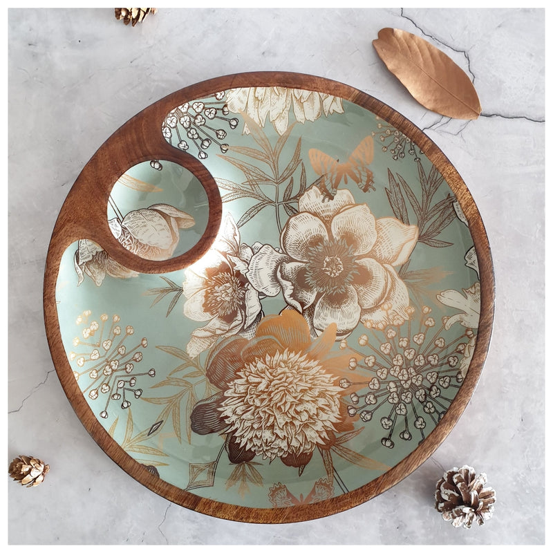 Chip & Dip Platter - Side Bowl - Summer Rain