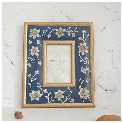 Photo Frame - Hand Painted - Blooming Hibiscus (4"x6")