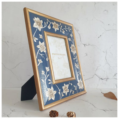 Photo Frame - Hand Painted - Blooming Hibiscus (5"x7")