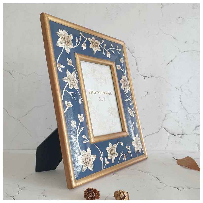Photo Frame - Hand Painted - Blooming Hibiscus (5"x7")