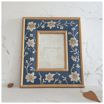 Photo Frame - Hand Painted - Blooming Hibiscus (5"x7")